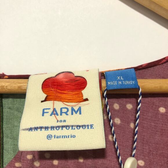 Anthropologie X Farm Rio Wrap Jumpsuit Multicolor Size XL - Picture 11 of 12